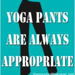 The modern uniform of moms everywhere? Works for me--in ANY occasion. Here's why--go on, feel good about yourself!