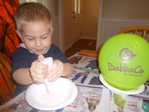 Babbabox Moon Project @meredithspidel Paper mache moon nightlight @meredithspidel