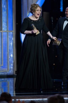Adele at Golden Globes @meredithspidel