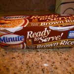 Minute Rice brown rice ready to serve #loveeeveryminute @meredithspidel
