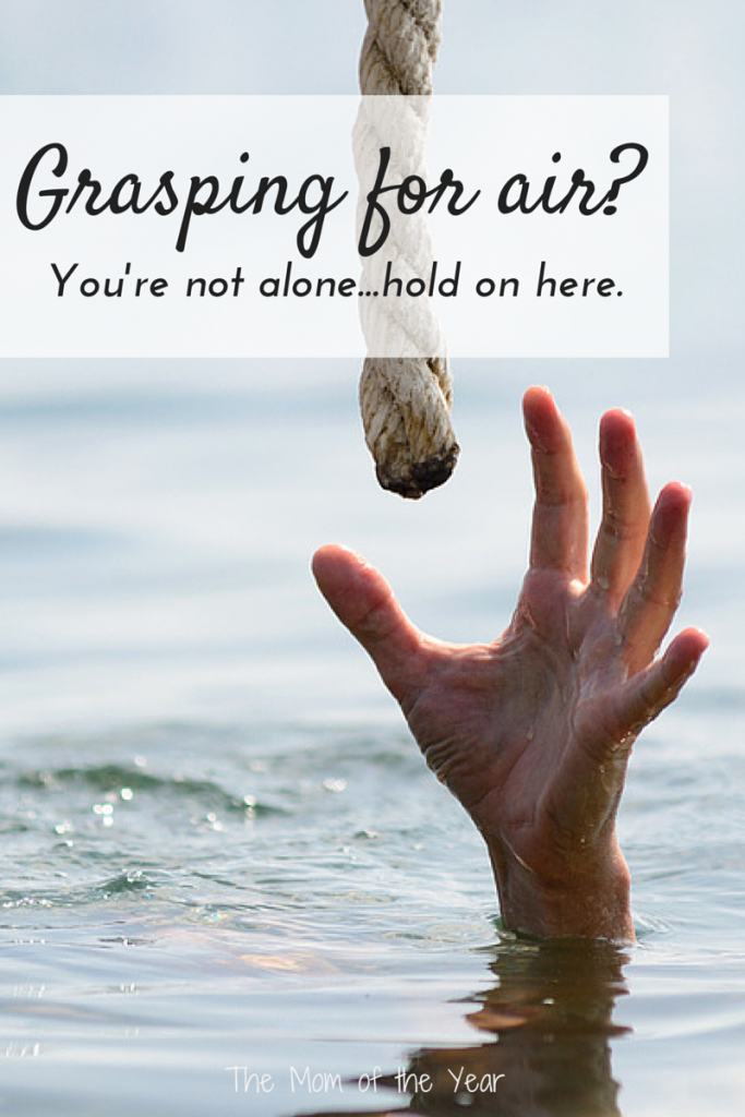 Grasping for air? This age and stage of kids can be so very overwhelming. But trust me--you're not alone! I promise, there is a way to find hope and keep pressing on...