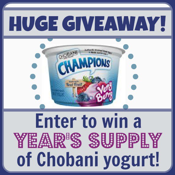 Chobani Yogurt Giveaway