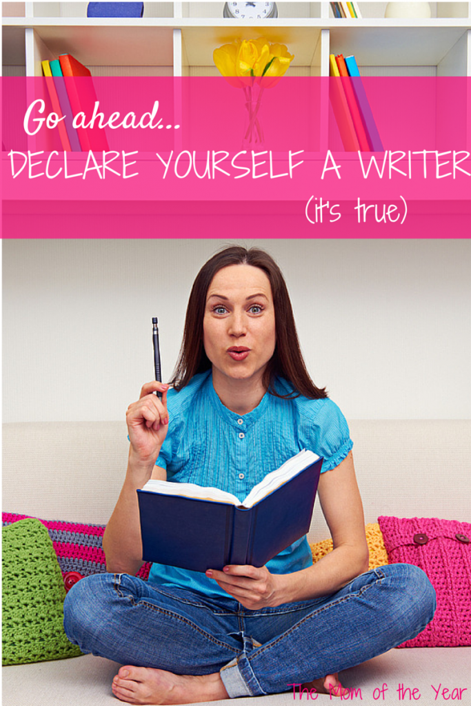 Go ahead...declare yourself a writer (it's true) @meredithspidel