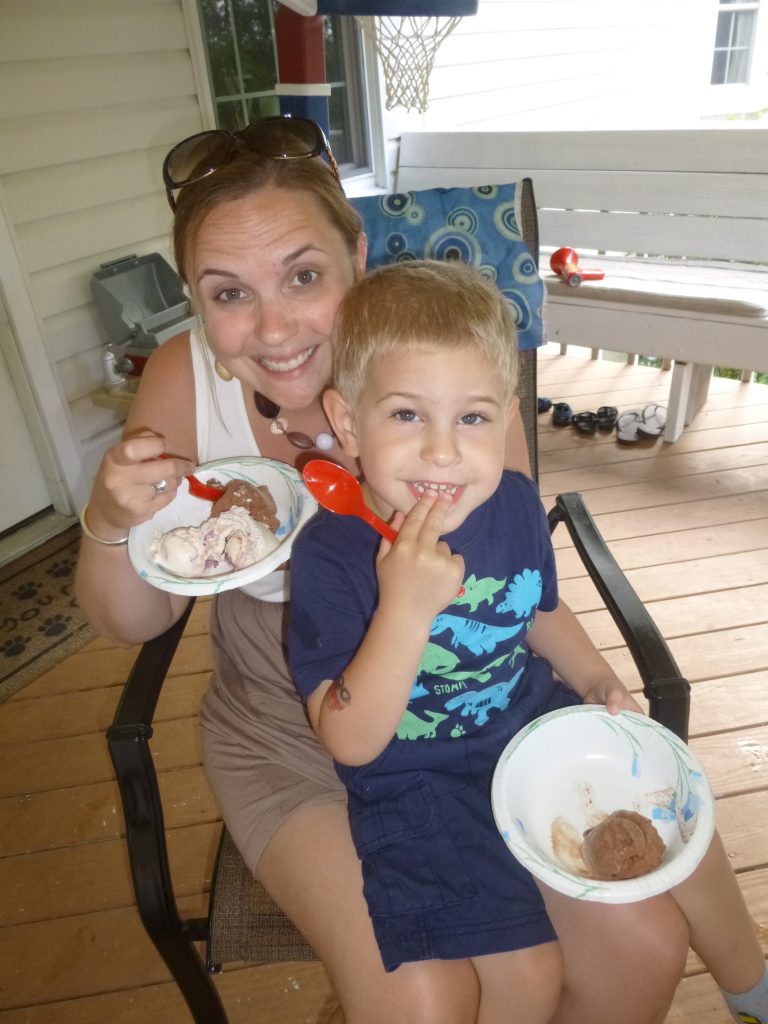 Yeah, she lets them eat chocolate ice cream on her lap = true love