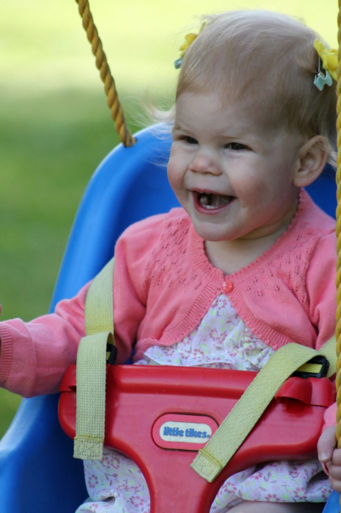 Daughter on swing @meredithspidel