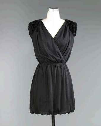 faux fur dress Ultimate Outlet @meredithspidel Source