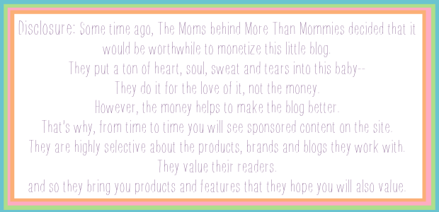 When More than Mommies nailed this explanation of compensated blogging.  You rock, ladies! 