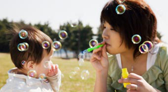 With challenges like "Bubble Popping", Huggies might have just found a way to keep family entertained for a few minutes.  God love them!