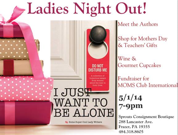 Ladies Night Out @meredithspidel @sproutsconsignment 5/1/14