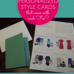 Fashion made easy! Get stylish finds shipped to your door and then just send back what you don't want. A personalized stylist walks you through each find, making suggestions with these cards!
