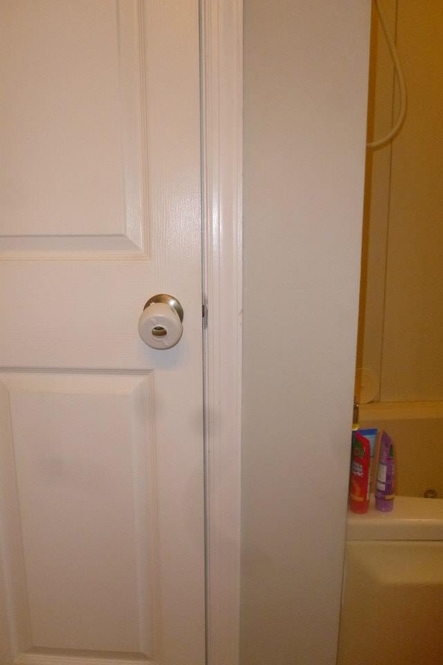 Clearly, this doorknob safety situation isn't cutting it when it comes to nail polish appeal