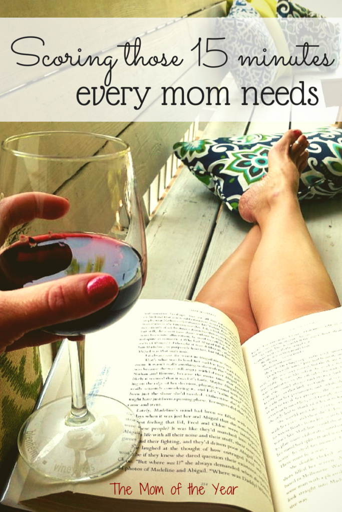 Every mom needs a break. You really, really do...go score those 15 minutes of alone time--here's how to do it!