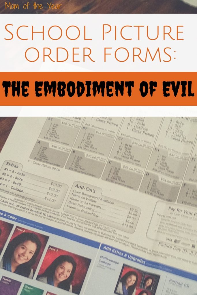 Picture Day! Time to button up those shirts and whip out that hair gel--right after you get finished beating your head against the wall in frustration! Welcome to the bane of every parent's existence--figuring out how the heck to fill out the school picture order forms without losing your mind. I promise it's never been funnier!
