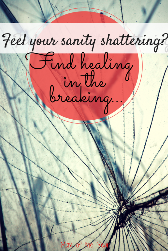 Sometimes it feels like you are just going to snap. Keeping calm is not an easy thing, and motherhood can be so demanding. But if you allow the breaking to be cathartic, you may just be able to clean up the glass and move on.Sometimes it feels like you are just going to snap. Keeping calm is not an easy thing, and motherhood can be so demanding. But if you allow the breaking to be cathartic, you may just be able to clean up the glass and move on. It might even feel pretty amazing when you get all the tears out...