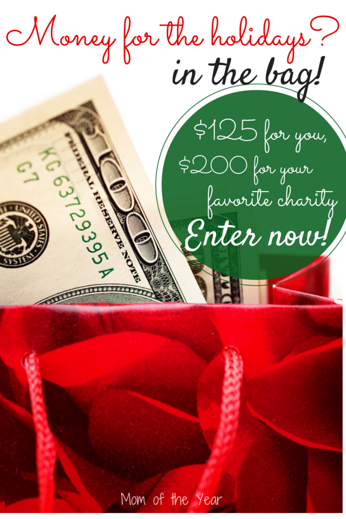 Win money to cover your holiday shopping list AND make a nice donation to a charity of your choice! Set aside holiday budget stress, enter now and score some cash!