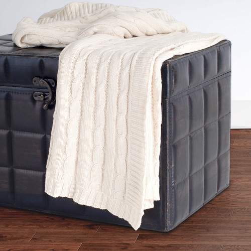 Looking to add texture and warmth to your home? These cable knit throws from Wayfair are just the thing!