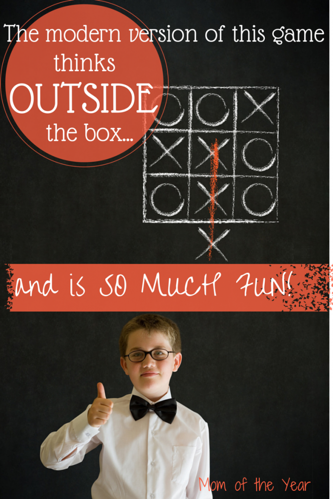 Anxious to get your kids away from the videos games and doing something active or creative with their minds? This new version of Tic Tac Toe is so much fun for the whole family! Family game night is ON!