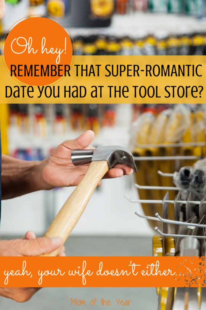 When my husband decided to swing by the tool store for date night, let's just say it was one of the more interesting evenings of our marriage. Head over and read how we are totally rocking couple time!