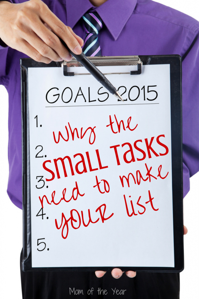2015--the year of new beginnings, goals, resolutions, and cleaning out your junk drawer. Why it matters & why you need to claim your own small task to-do list for the new year!