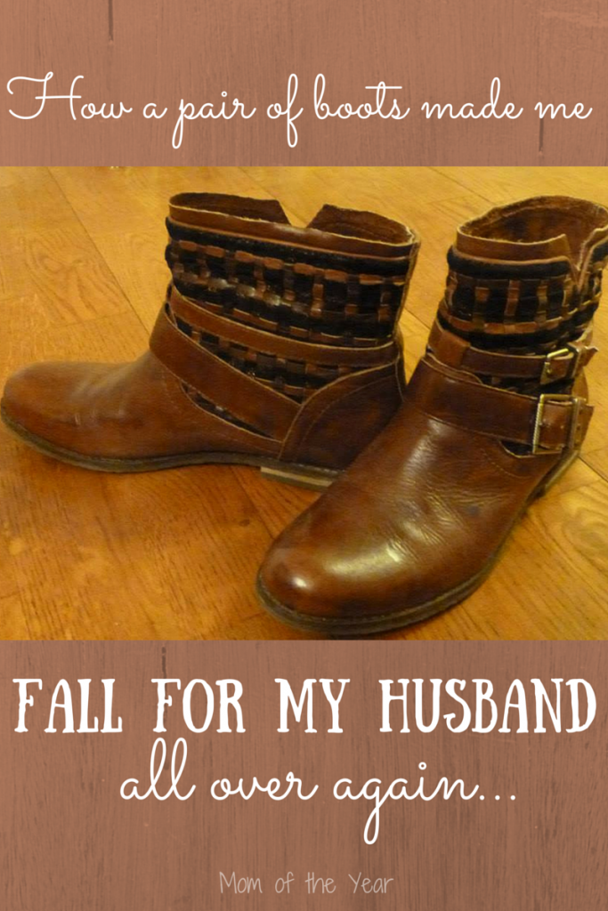 Who knew a pair of boots could define a relationship so well? I'm cherishing this pair--and my husband a whole lot more. Read this and find out why you need to get a pair of boots that don't fit!