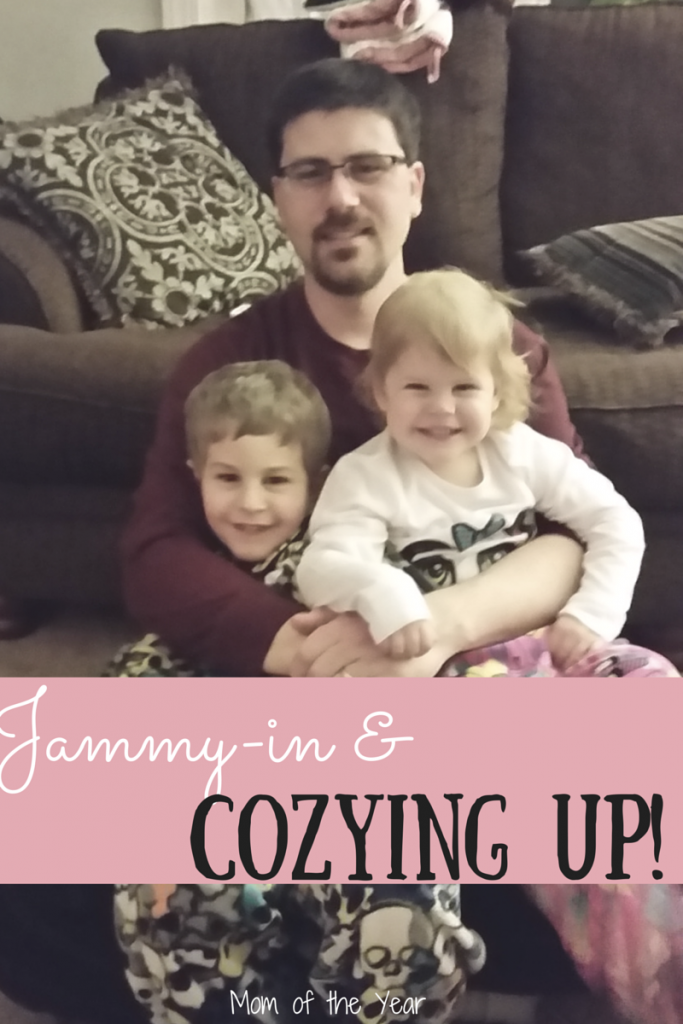 Cozying up in these jammies with your family is all the comfiness you can need! Snuggle in friends, the warmth is here!