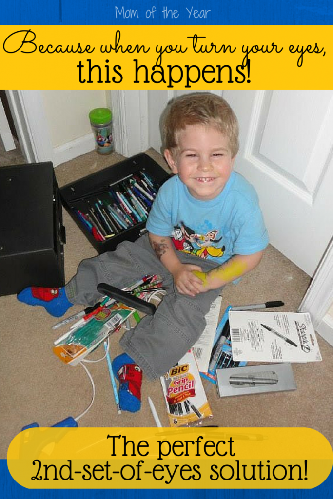 Keeping a close eye on little ones all the time is TOUGH! Here is the perfect gadget to letting you make sure your kids are safe--while tackling your looming dish pile. It really works!