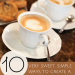 No sitter but still needing a date night with your husband? Here's a few simple (really!) steps to bringing a coffeehouse into your own home. Trust me, with 2 of these tricks, even the kids will be happy! Date night is on!!