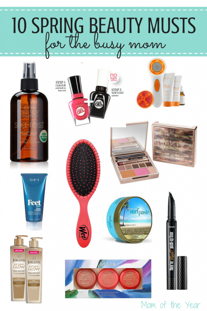 So check out these ideas to help you freshen up your arsenal of products that will help you feel and look your best this Spring--no extra time commitment involved. You're a busy mom with busy kids--but you still want to look human. I've got you covered with these products.