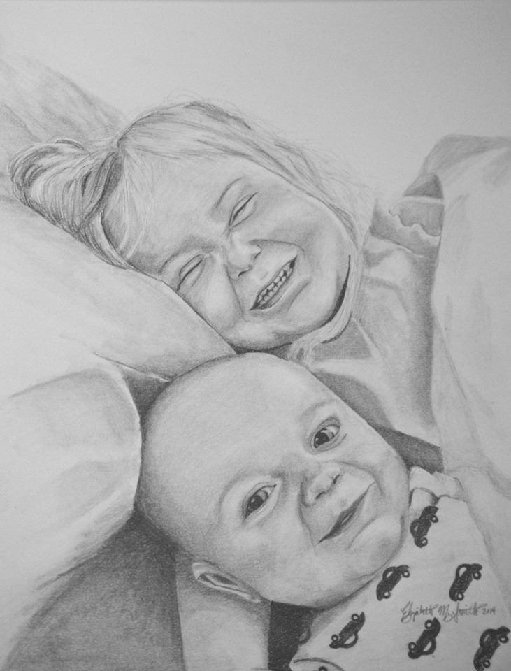 A one-of-a-kind pencil drawing is the PERFECT GIFT for Grandma or someone else going through a special time in their lives. Snatch up this amazing artistry at these sweet prices and make it a memory to last a lifetime!
