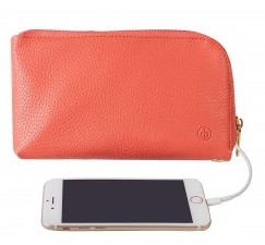 A gorgeously soft vegan-leather clutch that allows me to feel fashion-forward and charge up at the same time? I'm a goner! Check out the sweet find here!