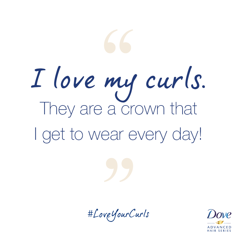 Got curls? Learn to love them and wear them proudly! The new Dove Quench Absolute products and Love Your Curls campaign/book, helps girls of all ages keep their hair healthy and wear their ringlets proudly!