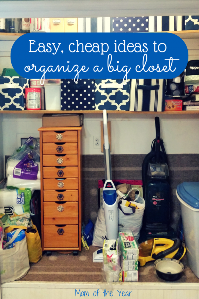 Have a closet that is a messy pit in major need of some organizing? Try these tricks I used to make our former cluttered mess and tidy space that's user-friendly for all. And the ideas to add splashes of color are things you've probably never thought of! Make a pretty space in your home now!