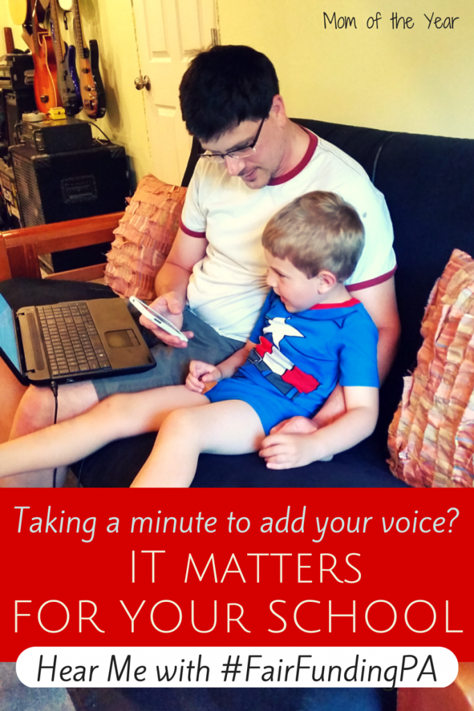 Want to see changes in your child's educational system? The issue of fair funding for our schools affects all of us, and now with this this super-easy tool, you can make a difference that matters! Take a minute and share your voice so it's heard!