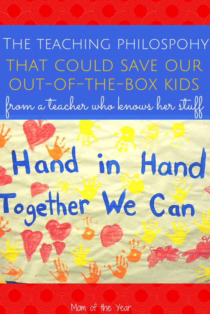 This hands-on teaching philosophy will have you swooning when you think about your own "out-of-the-box" grade school kid. Read up on her ideas and you'll be sold! And, above all, FEEL RELIEVED. This parenting gig isn't easy, and when someone has a great idea, I swoon with relief! Check it out!