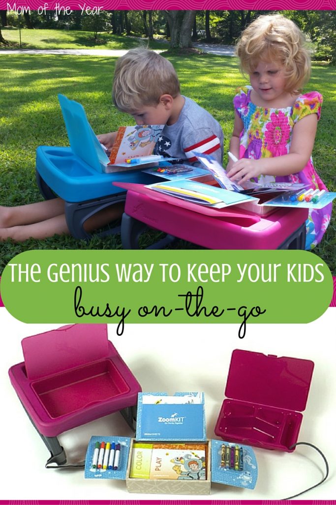 Looking for a slick way to keep your kids busy and fed while you're on the go or travelling? I am thrilled with this solution and I'll never look back!