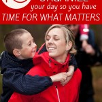 What's a busy mom to do when trying to make sense of her day-to-day and how to spend her time? Strive for, but don't stress over, these ten basic organizational principles that don't cost you extra time, but ultimately will give you more time in your day. #6 will leave you giggling!