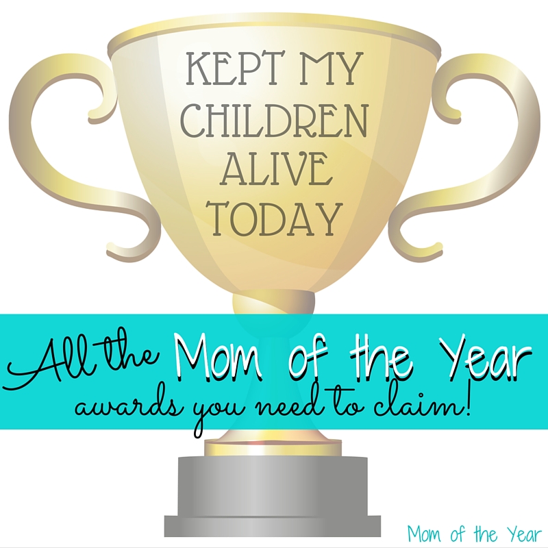 This motherhood gig is TOUGH! And the thing is, whether you feel like it or not, you ARE acing it! Go ahead and award yourself for small victories along the way. Forget discouragement and despair--feel powerful for doing this incredibly hard job. And know that I'm cheering you on! Go you, Mom of the Year!