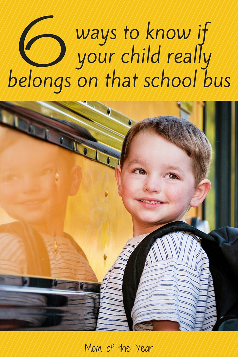 Deciding whether or not your child should ride the school bus is a difficult decision! Here are 6 realistic questions to ask yourself while you are working to sort through this big issue--it's tough, I know! I'm right there with you...