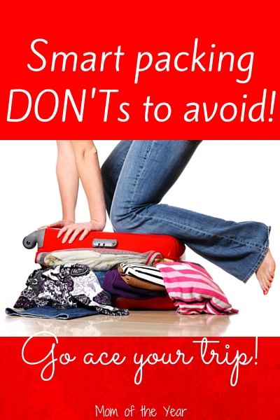 Headed off for a vacation? Here are the things you MUST avoid--taken from someone who has made ALL the packing mistakes! Get smart, get planning, and get packing for your vacation now! Trip planning for the win!