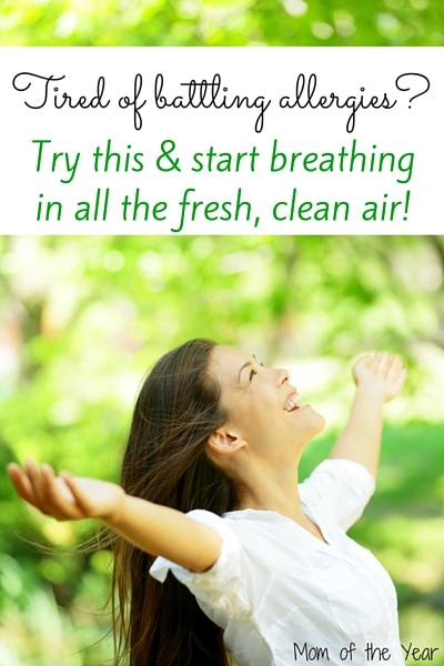 Tired of battling allergies? I've tired all the tips, tricks, and medications, but this is the one fix that actually goes to the root of the problem--and boots it for good! Give it a try in your home and start breathing in all that fresh, clean air! No allergens allowed!