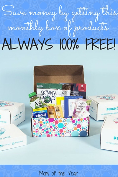 I am majorly crushing on this FREE monthly box from PINCHme--no gimmicks, really. Get a free box of product samples sent to your door, give your feedback and you're done! And the goodies are so sweet--you won't believe what full-sized product is in there this month! This is money-saving smarts at its best!