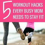 Crazy busy with those kiddos, mom? We understand! Touch down here for five easy workout hacks that will help you boost your fitness while staying sane and keeping up with the crazy. Just because you don't have time, doesn't mean you can't sneak in a quick workout! Try these genius tricks--I LOVE #3!!