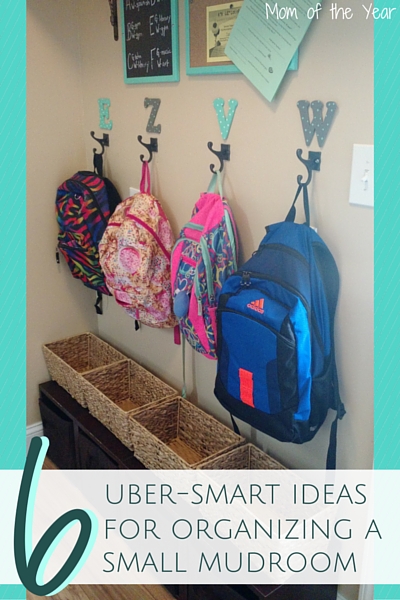 Need a drop zone for all the coats, hats, backpacks and shoes, but don't have a huge space? This smart guide for organizing a mudroom in a small space is full of practical, smart tips and ideas for transforming your small area to an organized landing spot for all your extra stuff! Plus, check out this sweet trick to make it look pretty too--I would never have thought of this!