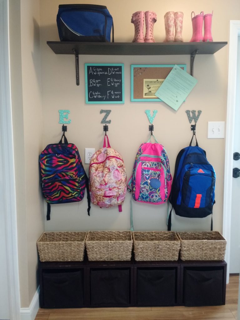 Need a drop zone for all the coats, hats, backpacks and shoes, but don't have a huge space? This smart guide for organizing a mudroom in a small space is full of practical, smart tips and ideas for transforming your small area to an organized landing spot for all your extra stuff! Plus, check out this sweet trick to make it look pretty too--I would never have thought of this!