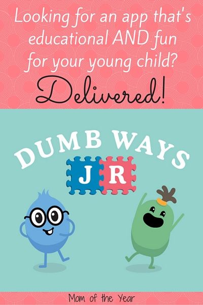 Looking for an app for your younger kids that is safe, educational AND fun? Search no more! This family-friend find from Dumb Ways JR will keep them responsibly and happily engaged whenever your next doctor's appointment hits! It's all good, mom! And you won't believe how cute the feature is that makes them giggle the most!