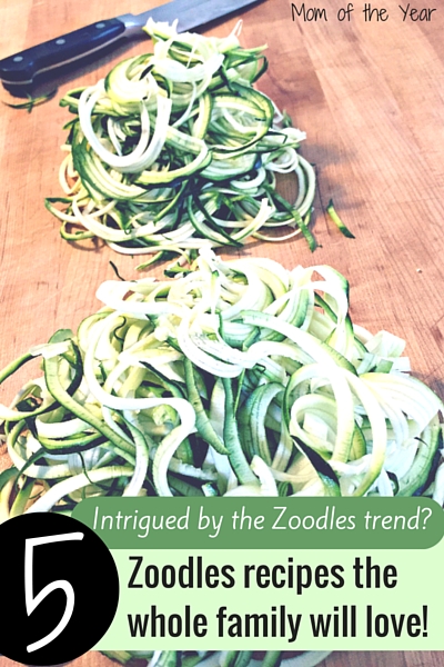 Intrigued by this whole zoodles craze? When prepared properly, they are truly delicious! Here are five zoodles recipes the whole family will love--really! Even husbands and kids ;) This healthy substitute fornoodles is healthy, versatile, easy to make and fun! Make sure to grab this tip too for the way to cook zoodles the right way!