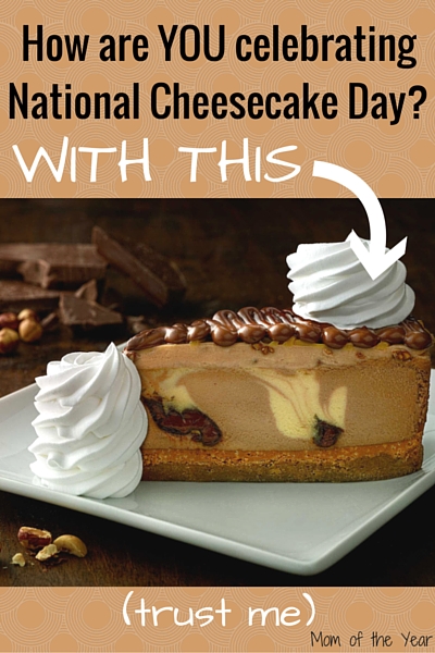 National Cheesecake Day is coming up! How will you celebrate? I've got the best idea out there, plus the inspiration for the needed break your family needs. Family time? Family dinner out? You're going to want to check out the fun new addition to the scrumptious Cheesecake Factory menu--you'll be wowed!
