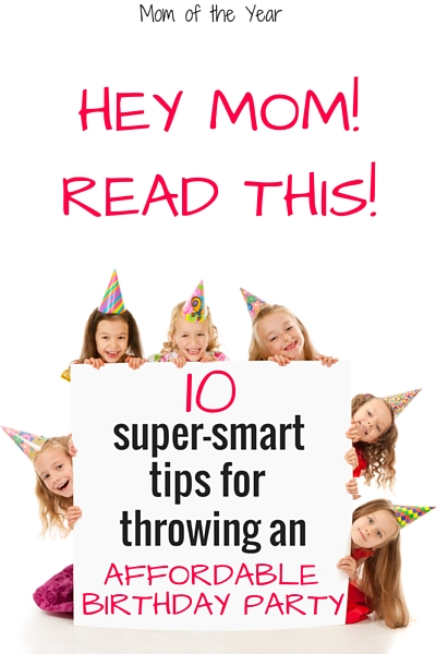 Throwing a birthday party, but don't have a bank to break for it? Check out these ten smart tips for throwing an affordable birthday party. Celebrate your kid's birthday in classy style with all the fun, without all the crazy expense.  I love tip #7--would never have thought of this!