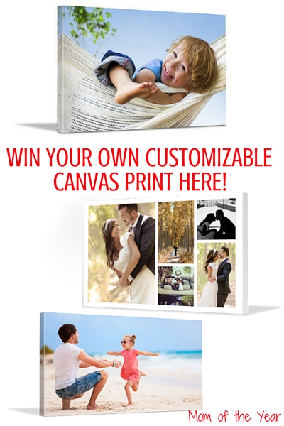 Looking for an easy way to display your photos without spending a ton of money? Canvas prints are the perfect solution! Here's the easy how-to along with a cool idea for getting some really nifty wall art for your home. And don't miss the giveaway--one reader is scoring a free canvas print!