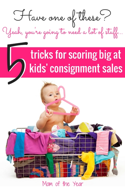Looking to save money on children's clothes, toys, and gear? It's time to shop consignment sales! Check these 5 smart tips to being a smart shopper at children's outgrown sales and saving your family oodles of money. Plus, check my #1 trick--it's genius and will make all the difference in staying budget-friendly!